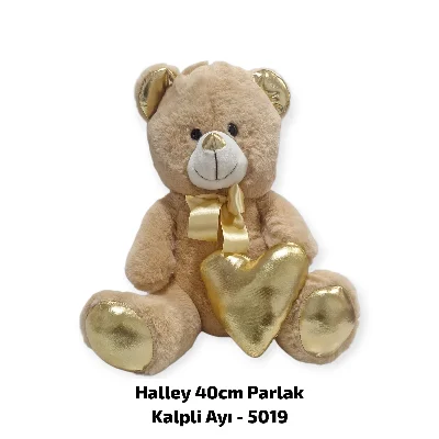 HALLEY 40CM PARLAK KALPLİ AYI