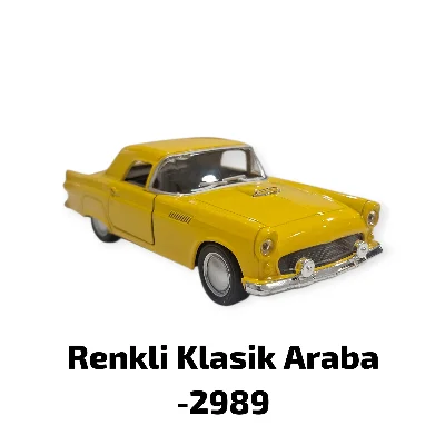 RENKLİ KLASİK ARABA OYUNCAK